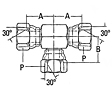 2255 NPSM Tee Adapter